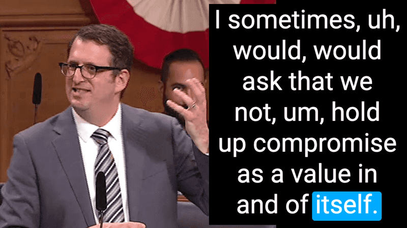 Dean Preston will not compromise